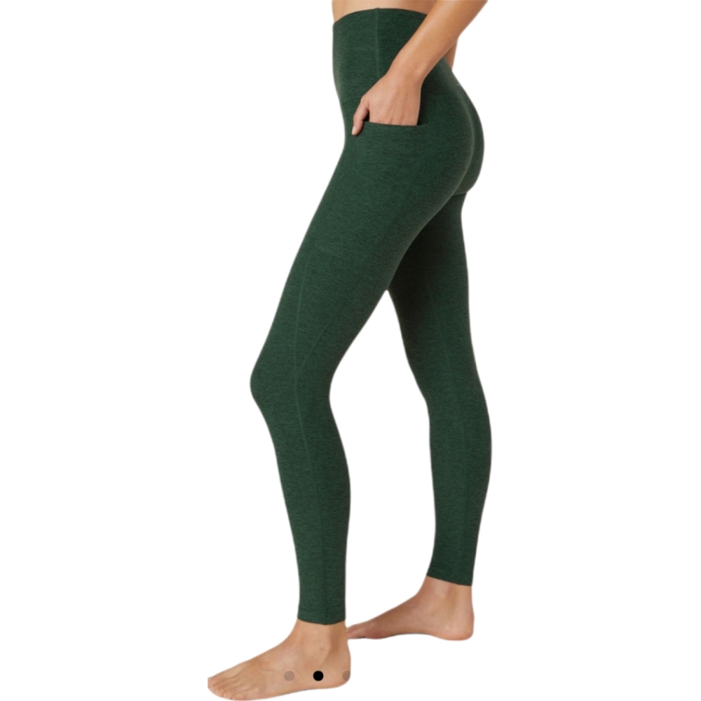Beyond Yoga Forest Green High-Rise Pocket Leggings - Picture 7 of 13